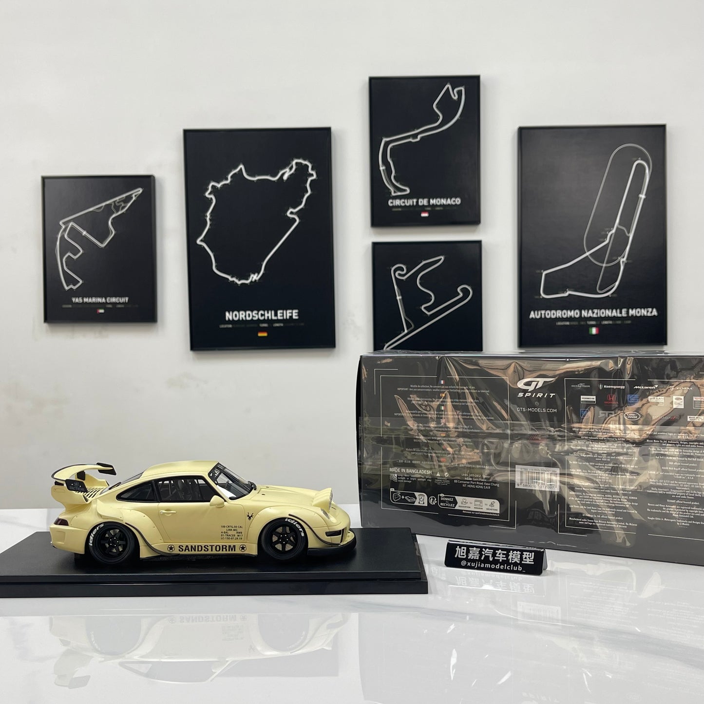 GT Spirit 1/18 Porsche RWB Sandstorm Beige GT566