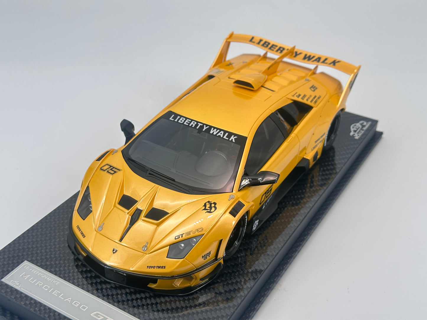 VIP 1/18 Lamborghini Murcielago GT EVO Pearl Yellow Resin Model Car VIP170