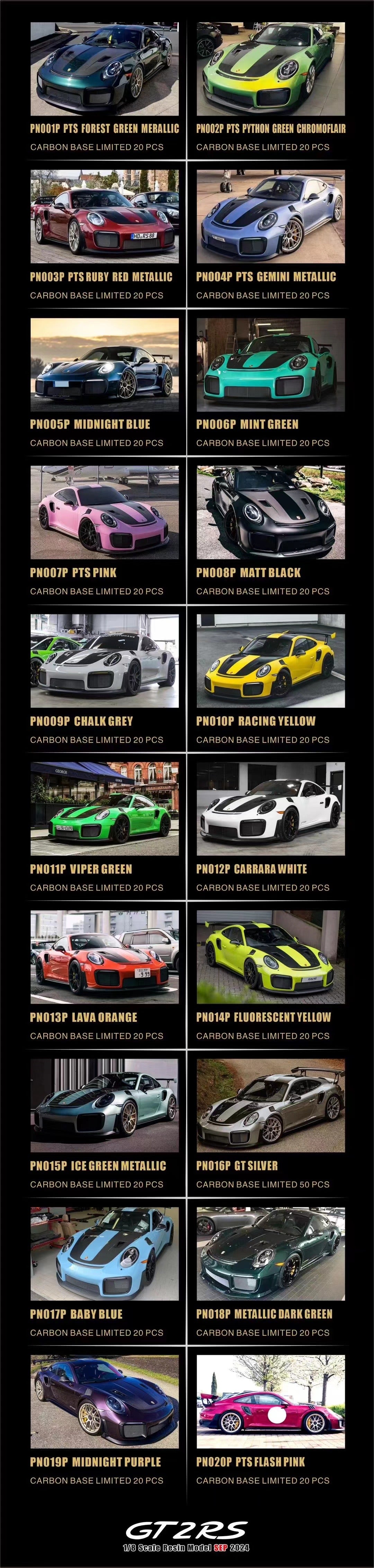 DM 1/8 Porsche 911 GT2 RS & Porsche 911 GT3RS