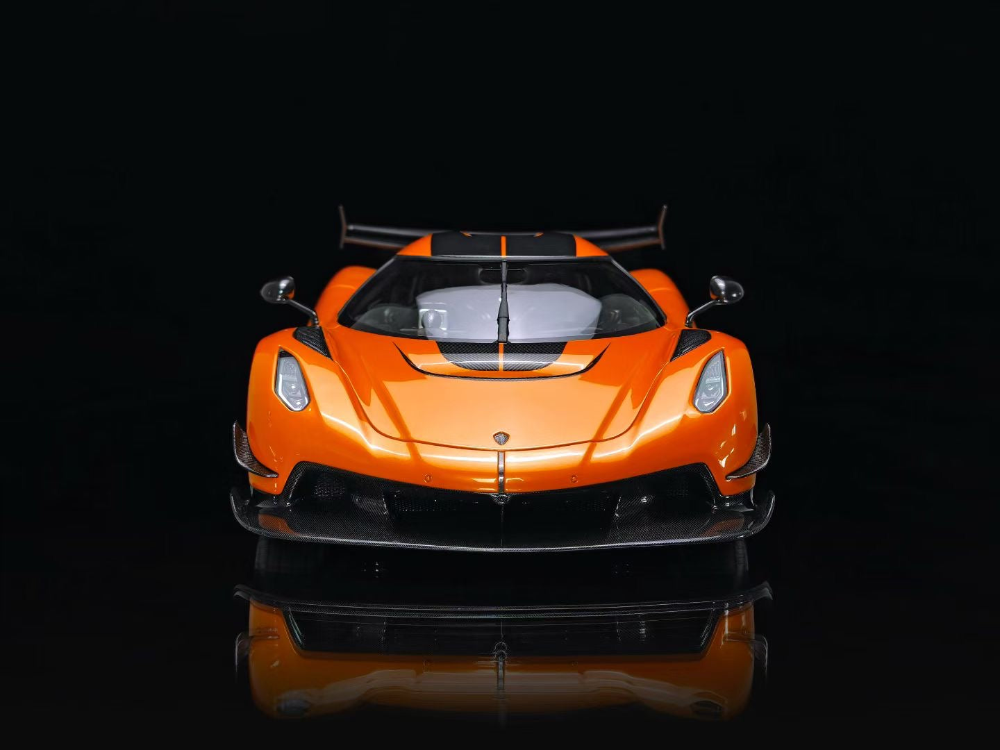Frontiart 1/18 Koenigsegg Jesko Tangerine Candy Limited Edition Car Model