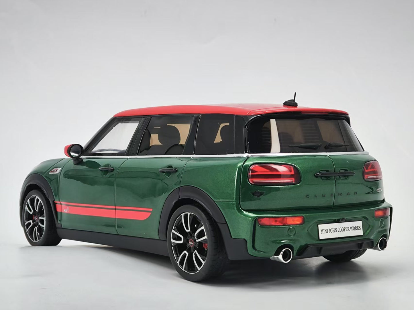 OTTO 1/18 Mini Clubman JCW British Green Resin Car Model