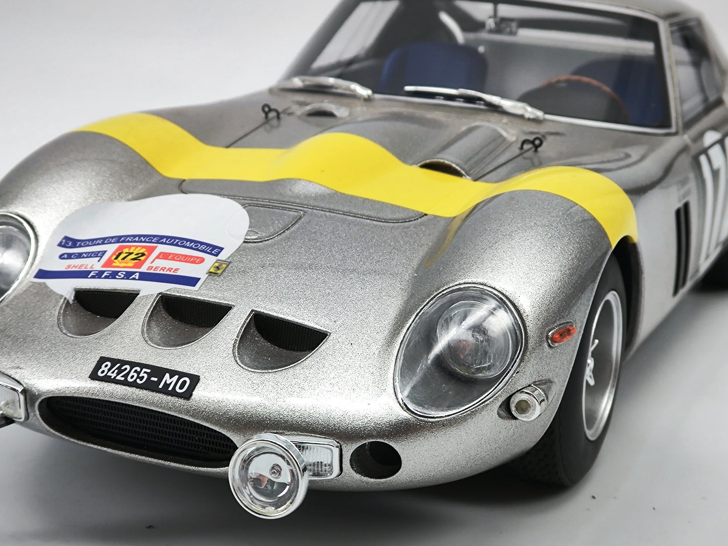 GT Spirit 1/18 Ferrari 250GTO 112 Blue Simulation Car Model Ornaments