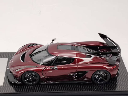 FRONTIART 1/18 Koenigsegg Jesko 7272 Red Carbon Resin Car Model FA162