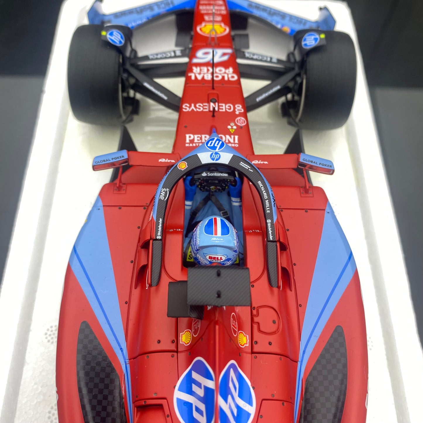 BBR 1/18 Ferrari SF-24 Charles Leclerc Miami GP 2024 Red