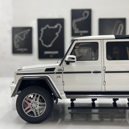 Almost Real 1/18 Mercedes-Benz G 650 Landaulet – Metallic White (820213)