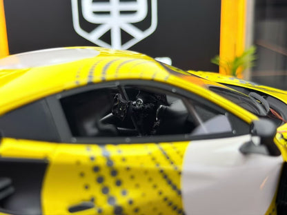 BBR 1/18 Ferrari 488 Modificata Yellow/Matt Silver Limited 248 pcs 230/248 DDJ007