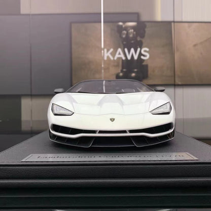 GL MODEL 1/12 Lamborghini Centenario blanco que cambia de color