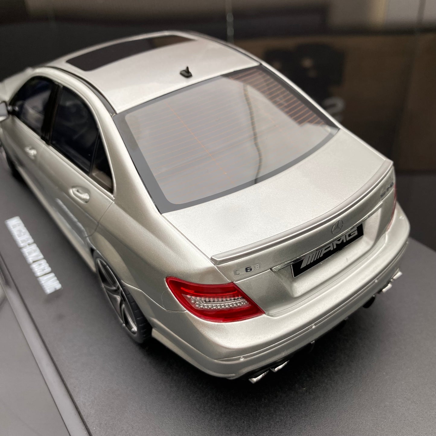 GT Spirit 1/18 AMG C63 GTR silver 2024 resin car model collection ornament