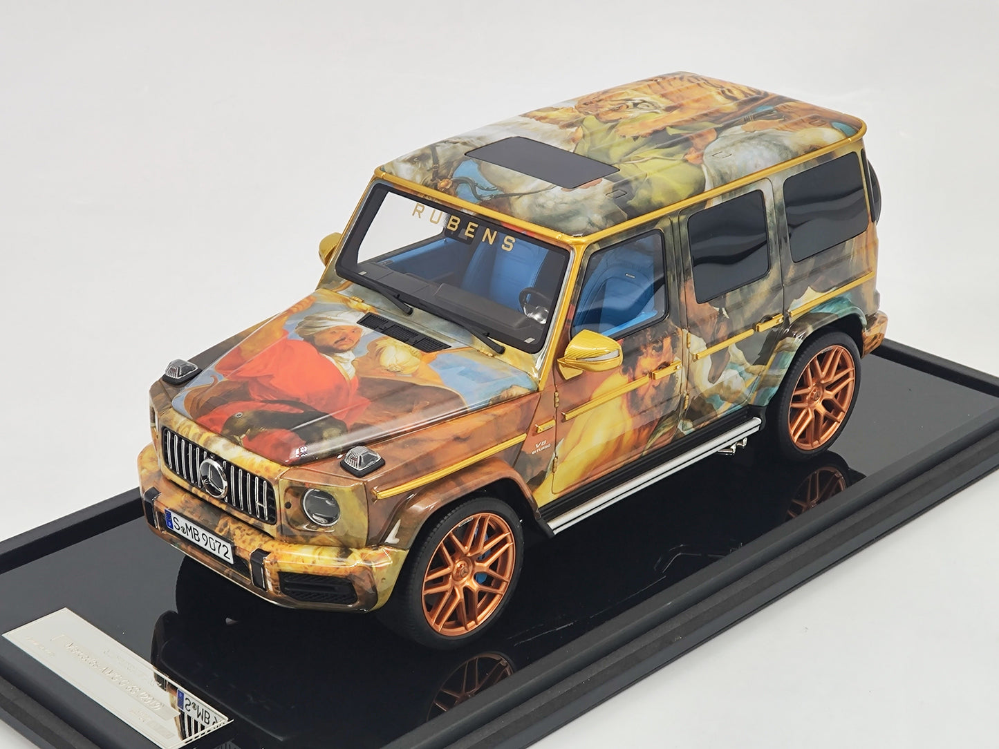 MH 1/18 Mercedes-Benz AMG G63 Jagdpanther Limited Edition Simulation Model Car