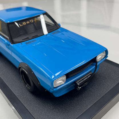 OTTO 1/18 Nissan Skyline 2000 GT-R (KPGC110) by LB-Works - Blue (OT1210)