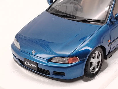 LCD 1/18 Honda EG6 SiR Blue Alloy Model Car Birthday Gift