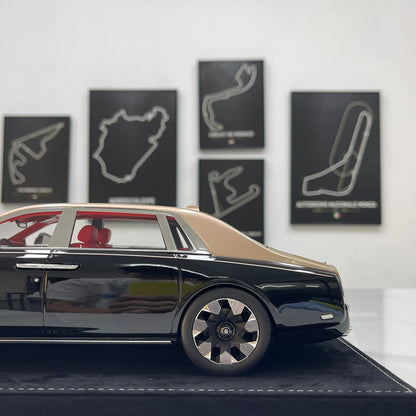 HH Model 1/18 Rolls-Royce Phantom Series II – Diamond Black/Champagne Gold (HH736)