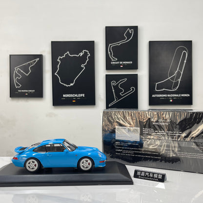 MINICHAMPS 1/18 Porsche 911 RS (993) - 1994 Blue 155061121