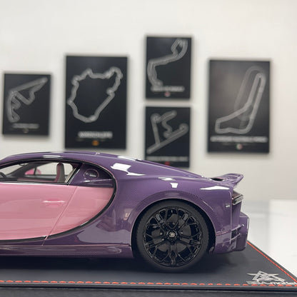 BBA MODEL 1/18 Bugatti Chiron Profilée – Pink