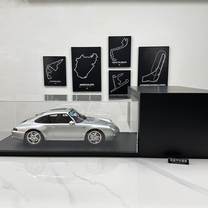 GT Spirit 1/8 Porsche 911 [993] Carrera 4S – Silver (GTS801901)