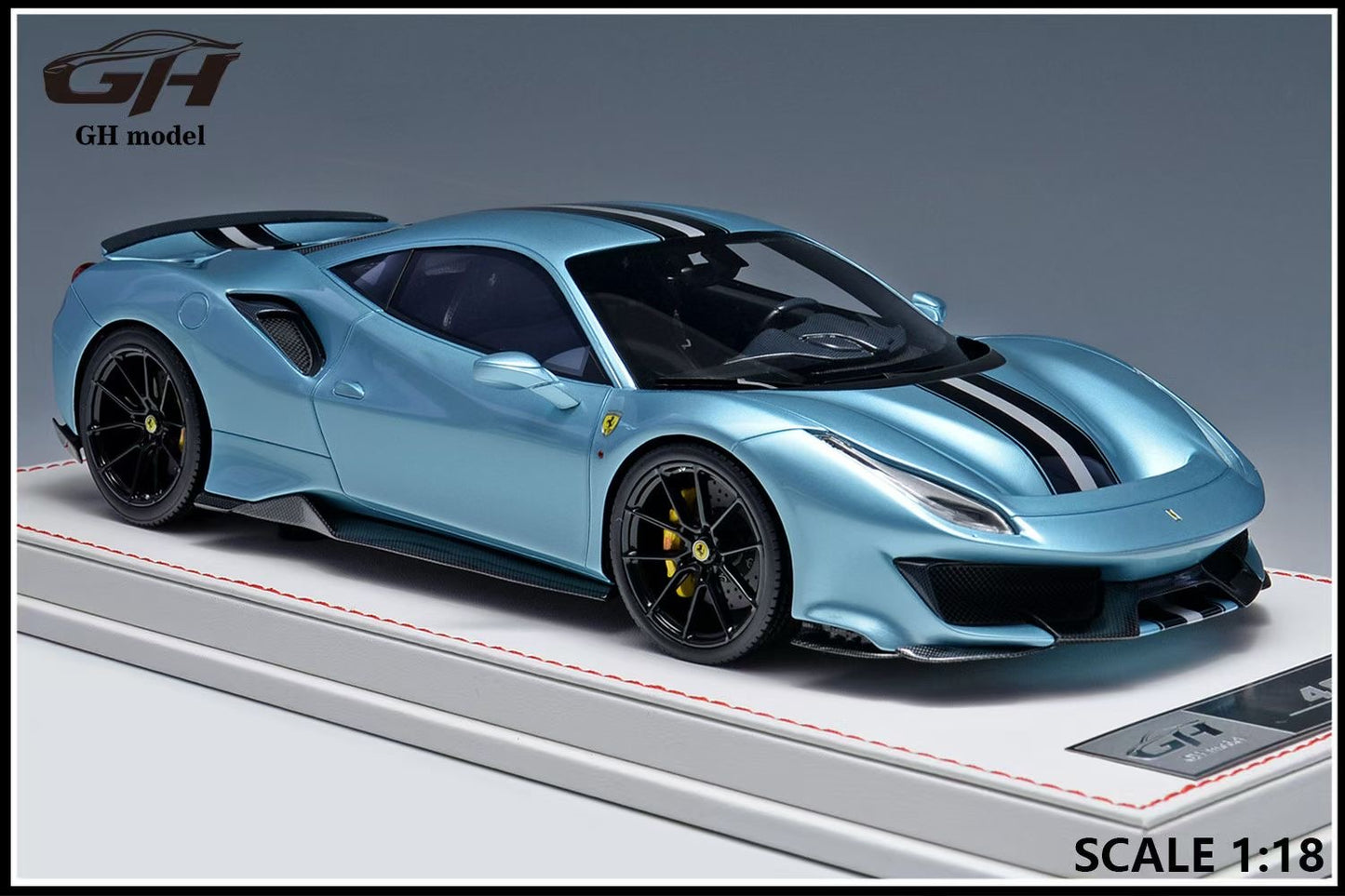 GH Model 1/18 Ferrari 488pista Limited Edition Model Figurine