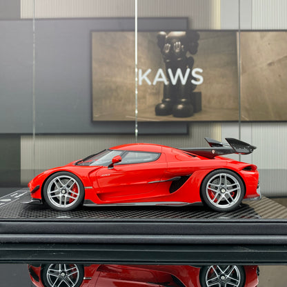FRONTIART 1/18 Koenigsegg Jesko red simulation car model ornament