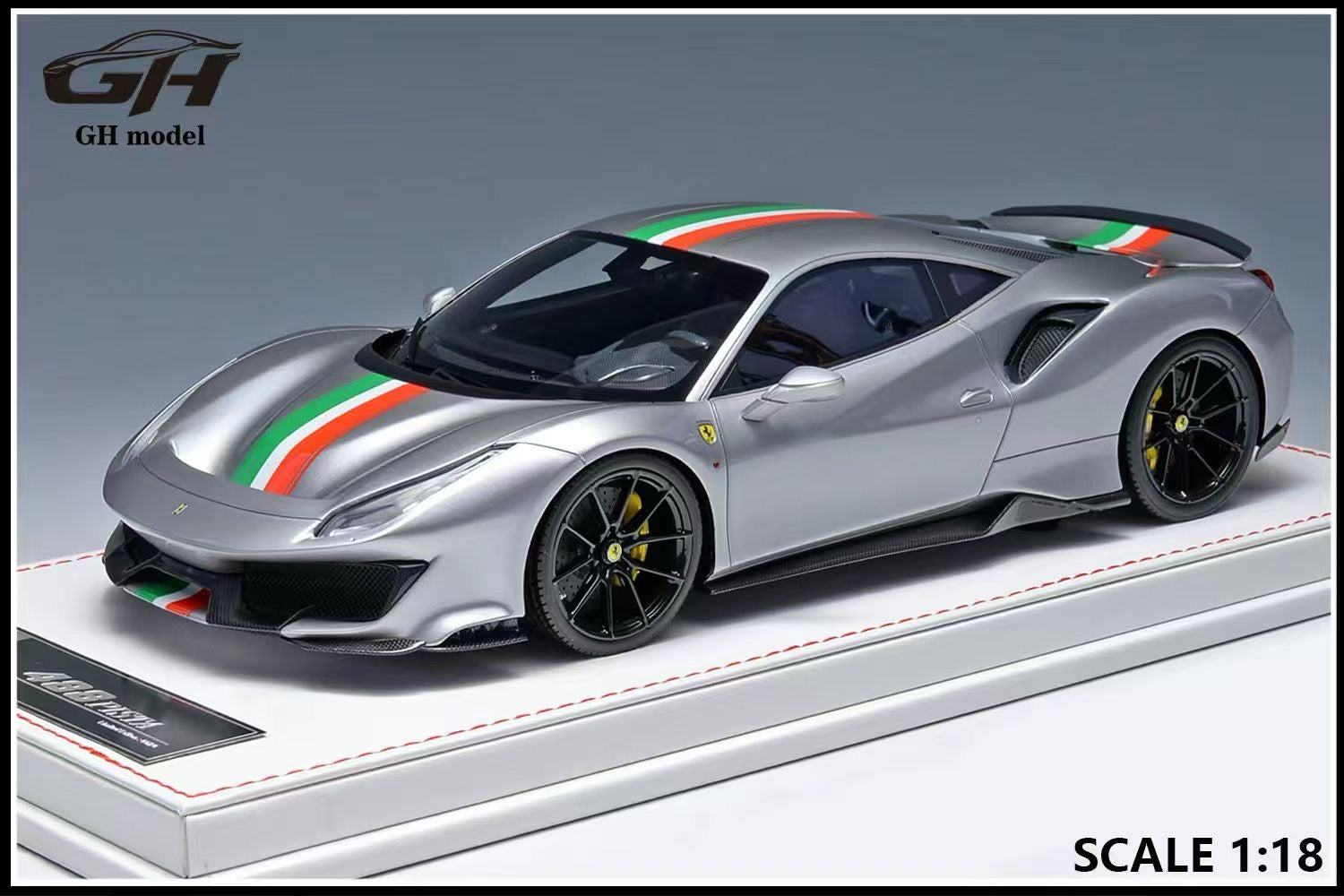 GH Model 1/18 Ferrari 488pista Limited Edition Model Figurine