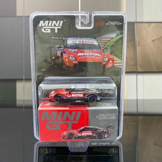 MINIGT 1/64 #756 Nissan Z GT500 No. 23 alloy car model