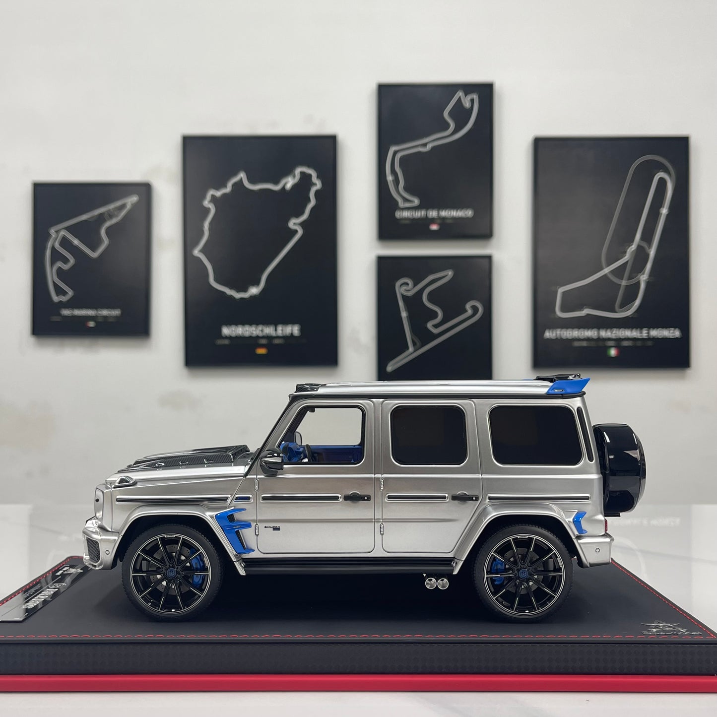 BBA Model 1/18 Brabus G800 Tungsten Silver BBA085
