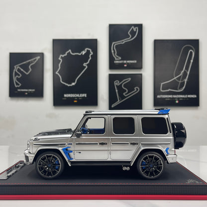 BBA Model 1/18 Brabus G800 Tungsten Silver BBA085