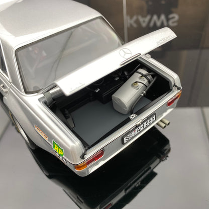 Minichamps 1/18 Benz 300SEL 6.8AMG Red Pig - Modelo de coche de resina, regalo de colección