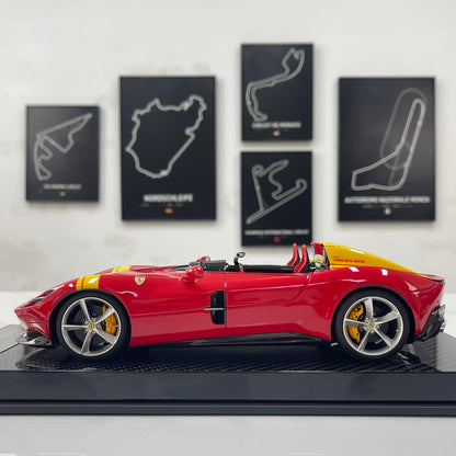 CE 1/18 Ferrari Monza SP2 – Prancing Horse Red – CE012