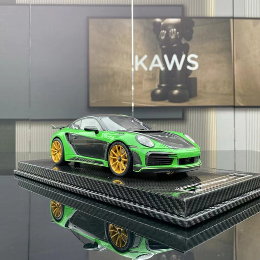 New Arrival VIP 1/18 Porsche 992 Stinger GTR Green Price 328$