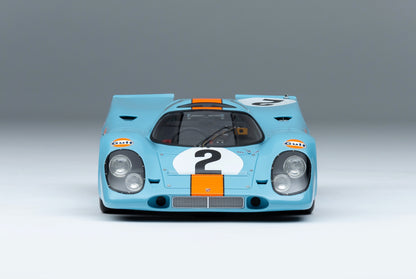 Amalgam 1/18 Porsche 917K-1970 Daytona 24 Hours Endurance Race Champion Simulation Car Model