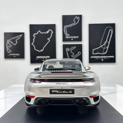 GT Spirit 1/8 Porsche 911 [992.1] Turbo S – Silver (GTS801801)
