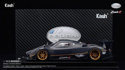 Kash Model 1/18 Pagani
Zonda R Carbon Fiber
Matt Black Limited
599pcs KPZR001