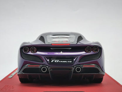 BBR 1/18 Ferrari F8 Hong Kong Purple Limited Edition Car Model