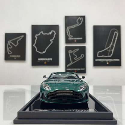MOTORHELIX 1/18 Aston Martin DB12 Volante (Convertible) – Qilun Green (MH394)