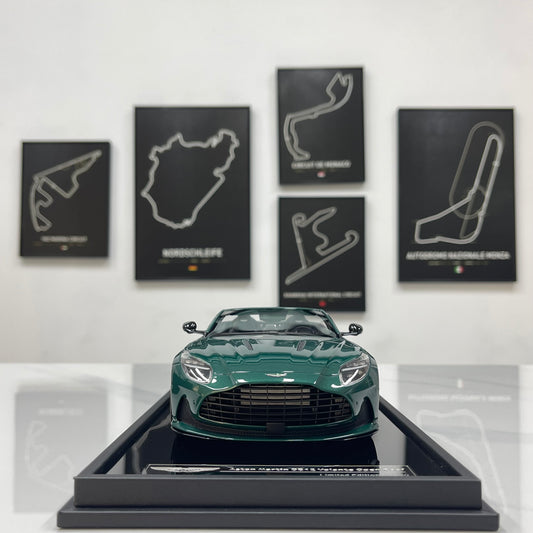 MOTORHELIX 1/18 Aston Martin DB12 Volante (Convertible) – Qilun Green (MH394)