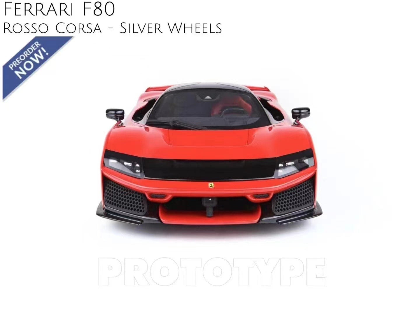 pre-sell BBR 1/18 Ferrari F80 New Horse Standard Red Limited Edition Car Model Ornament
