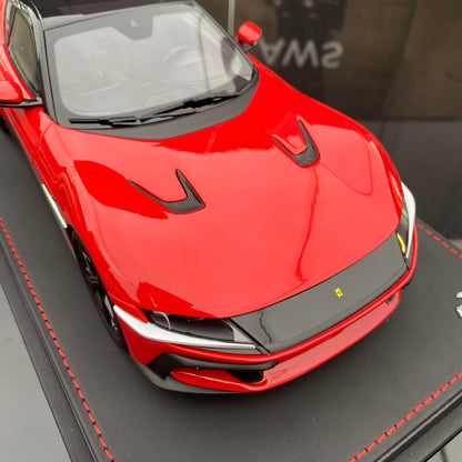 BBR 1/18 Ferrari 12 Cilindri Coupe Standard Red Resin Car Model Collection