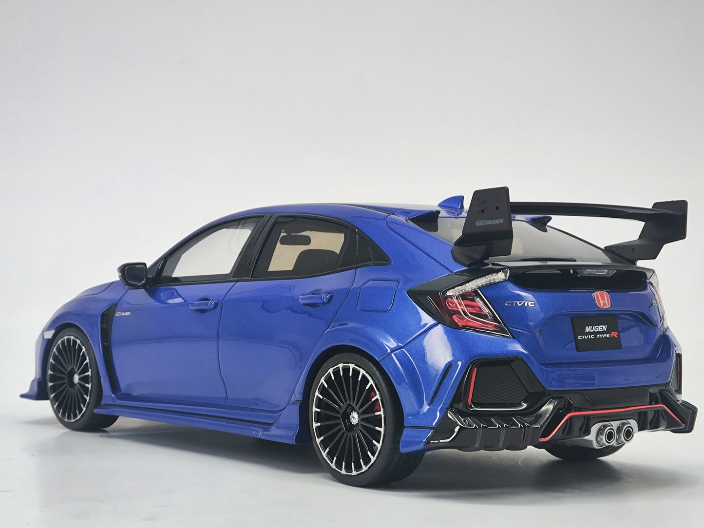 OTTO 1/18 Honda Civic fk8 typer blue simulation car model ornaments