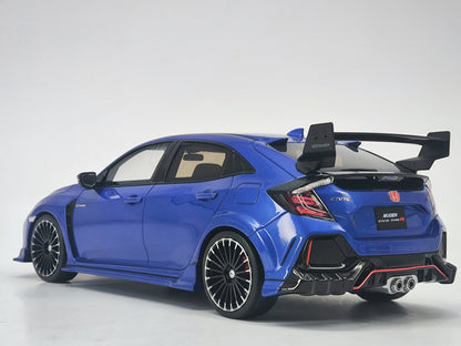 OTTO 1/18 Honda Civic fk8 typer blue simulation car model ornaments
