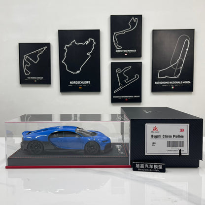 BBA MODEL 1/18 Bugatti Chiron Profilée Blue