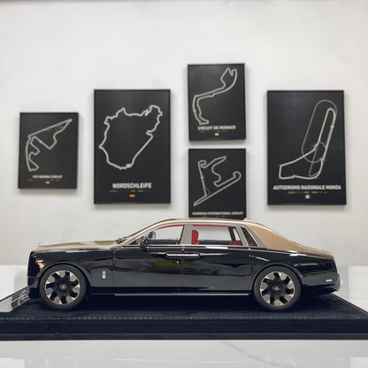 HH Model 1/18 Rolls-Royce Phantom Series II – Diamond Black/Champagne Gold (HH736)
