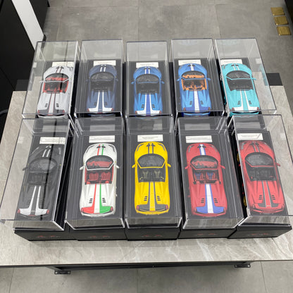 Modelo HH 1/18 Ferrari 458 Speciale Aperta, adornos de modelo de coche de simulación