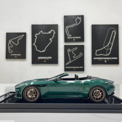 MOTORHELIX 1/18 Aston Martin DB12 Volante (Convertible) – Qilun Green (MH394)