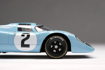 Amalgam 1/18 Porsche 917K-1970 Daytona 24 Hours Endurance Race Champion Simulation Car Model