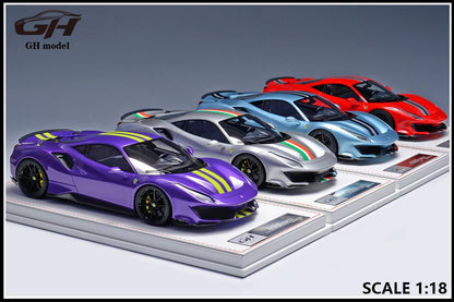 GH Model 1/18 Ferrari 488pista Limited Edition Model Figurine