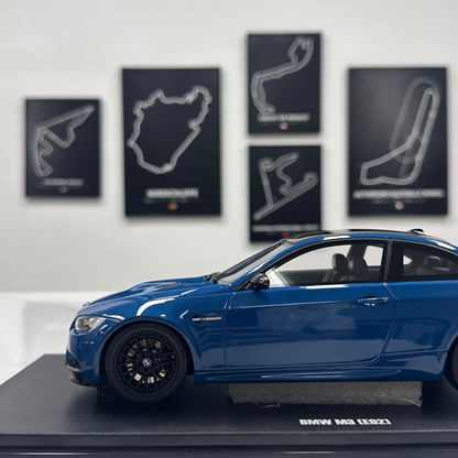 GT Spirit 1/18 BMW M3 E92 Blue GT941