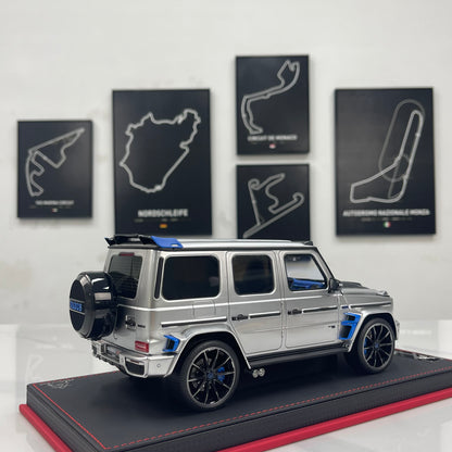 BBA Model 1/18 Brabus G800 Tungsten Silver BBA085