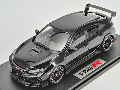 POPRACE 1/18 Honda FK8 Mugen Civic Type R Blue Birthday Gift Car Model