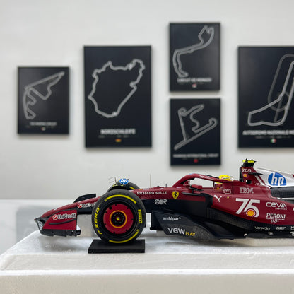 BBR 1/18 Ferrari Hamilton Monaco GP 2025 Red P18267C44