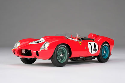 Amalgam 1/18 Ferrari 250TR 1958 Le Mans Champion Simulation Car Model