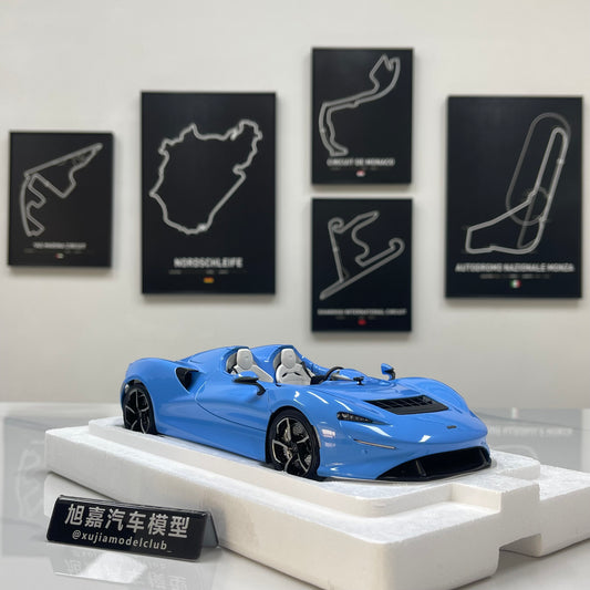 LCD 1/18 McLaren Elva Diecast Model — Sky Blue (LCD18015-BU)